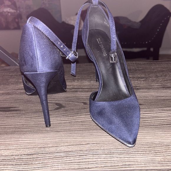 Cal it springs heels black camouflage fits size 8/8.5 - Picture 3 of 4